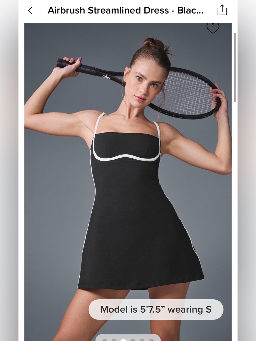 ALO airbrush streamlined dress